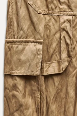 Best PANTALÓN CARGO ARRUGADO ZW COLLECTION Mujer Pantalones