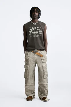 New PANTALÓN CARGO DESMONTABLE X TWOJEYS LIMITED EDITION Hombre Pantalones|Cargo