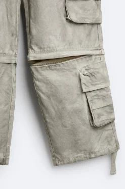 New PANTALÓN CARGO DESMONTABLE X TWOJEYS LIMITED EDITION Hombre Pantalones|Cargo