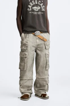 New PANTALÓN CARGO DESMONTABLE X TWOJEYS LIMITED EDITION Hombre Pantalones|Cargo