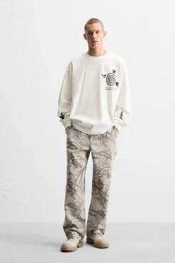 Sale PANTALÓN CARPINTERO ESTAMPADO Hombre Pantalones