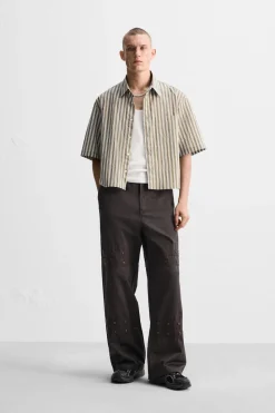 Clearance PANTALÓN CINTA COMBINADA Hombre Pantalones