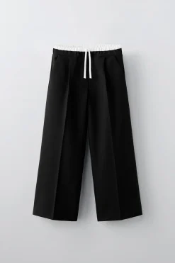 Niños ZARA 6 - 14 Años·Pantalones<PANTALÓN CINTURILLA DOBLE