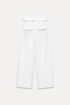 Best PANTALÓN CINTURÓN PINZAS Mujer Pantalones