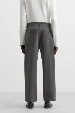 Clearance PANTALÓN CINTURÓN PLIEGUES Hombre Pantalones