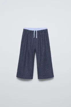Niños ZARA 1½ - 6 Años·Pantalones<PANTALÓN COMBINADO CINTURILLA