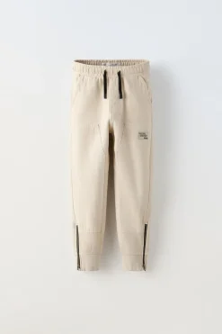 Niños ZARA 6 - 14 Años·Pantalones|6 - 14 Años·Deporte / Chándal<PANTALÓN CREMALLERA CONTRASTE