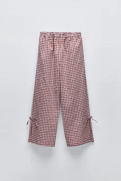 Niños ZARA 6 - 14 Años·Pantalones<PANTALÓN CUADRO VICHY LACITOS