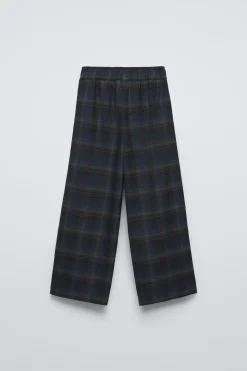 Niños ZARA 6 - 14 Años·Pantalones<PANTALÓN CUADROS BANDA