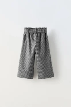 Niños ZARA 1½ - 6 Años·Pantalones|6 - 18 Meses·Pantalones / Leggings<PANTALÓN CUADROS FAJÍN