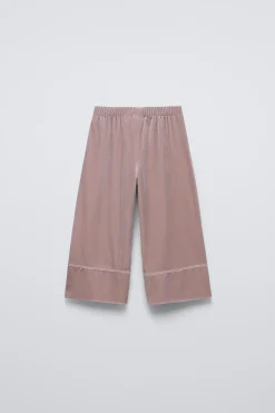 Niños ZARA 1½ - 6 Años·Pantalones<PANTALÓN CULOTTE TERCIOPELO