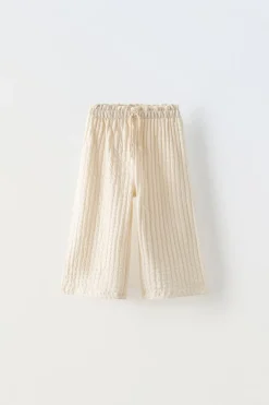 Niños ZARA 1½ - 6 Años·Pantalones|1½ - 6 Años·Total Look<PANTALÓN CULOTTE TEXTURA