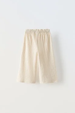 Niños ZARA 1½ - 6 Años·Pantalones|1½ - 6 Años·Total Look<PANTALÓN CULOTTE TEXTURA