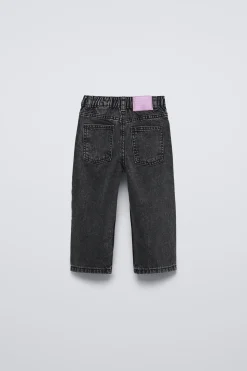 Niños ZARA 6 - 18 Meses·Pantalones / Leggings<PANTALÓN DENIM TEXTO