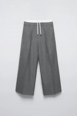 Niños ZARA 6 - 14 Años·Pantalones<PANTALÓN DOBLE CINTURILLA