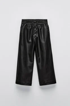 Niños ZARA 6 - 14 Años·Pantalones<PANTALÓN EFECTO PIEL