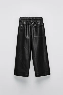 Niños ZARA 6 - 14 Años·Pantalones<PANTALÓN EFECTO PIEL