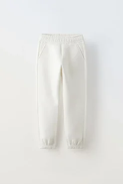 Niños ZARA 6 - 14 Años·Pantalones|6 - 14 Años·Deporte / Jogging<PANTALÓN FELPA BÁSICO