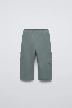 Niños ZARA 1½ - 6 Años·Pantalones / Leggings|1½ - 6 Años·Total Look<PANTALÓN FELPA CARGO
