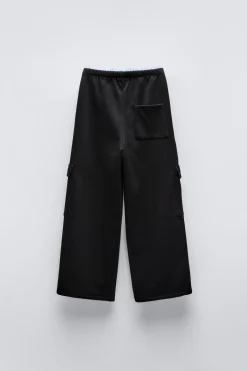 Niños ZARA 6 - 14 Años·Pantalones<PANTALÓN FELPA CARGO CINTURILLA
