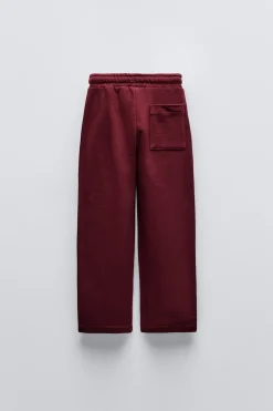 Niños ZARA 6 - 14 Años·Pantalones|6 - 14 Años·Deporte / Chándal<PANTALÓN FELPA STRAIGHT ETIQUETA