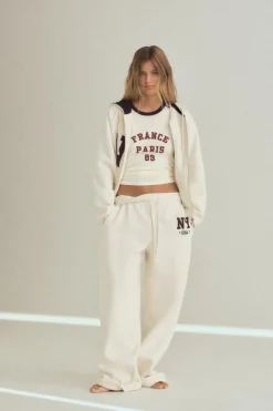 Sale PANTALÓN FELPA VARSITY NEW YORK Mujer Pantalones|Sudaderas / Joggers