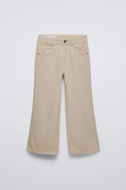 Niños ZARA 6 - 14 Años·Pantalones<PANTALÓN FLARE BORDADOS LATERALES