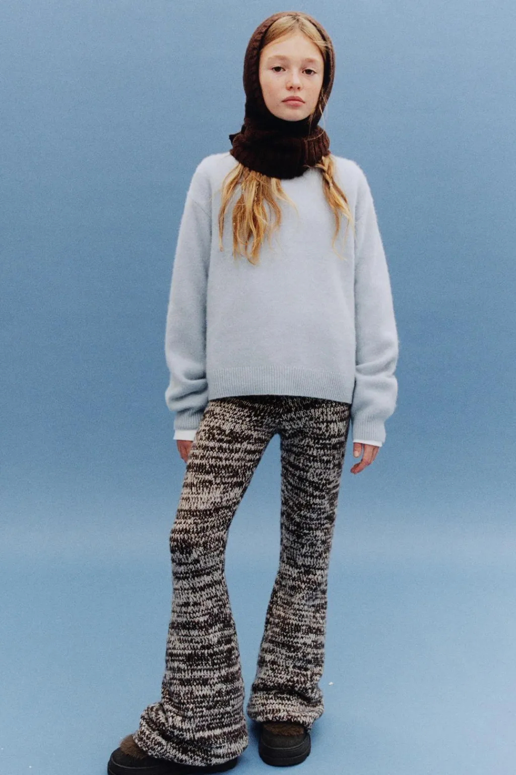 Niños ZARA 6 - 14 Años·Punto|6 - 14 Años·Pantalones<PANTALÓN FLARE PUNTO