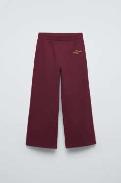 Niños ZARA 6 - 14 Años·Pantalones|6 - 14 Años·Deporte / Jogging<PANTALÓN FORRADO WIDE LEG
