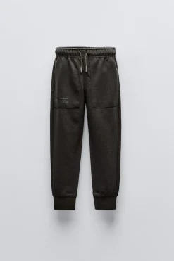 Niños ZARA 6 - 14 Años·Pantalones|6 - 14 Años·Deporte / Chándal<PANTALÓN INTERLOCK