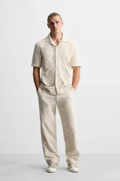 Clearance PANTALÓN JACQUARD RAYAS Hombre Pantalones