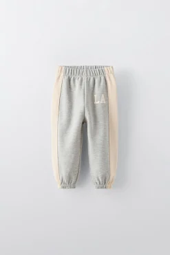Niños ZARA 1½ - 6 Años·Pantalones|1½ - 6 Años·Chándal<PANTALÓN JOGGER BANDAS