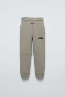 Niños ZARA 6 - 14 Años·Pantalones|6 - 14 Años·Deporte / Chándal<PANTALÓN JOGGER BORDADO