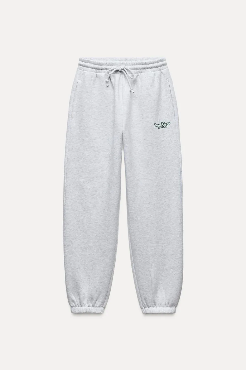 Discount PANTALÓN JOGGER FELPA TEXTO Mujer Pantalones|Sudaderas / Joggers