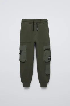 Niños ZARA 6 - 14 Años·Pantalones|6 - 14 Años·Deporte / Chándal<PANTALÓN JOGGER MULTIBOLSILLOS