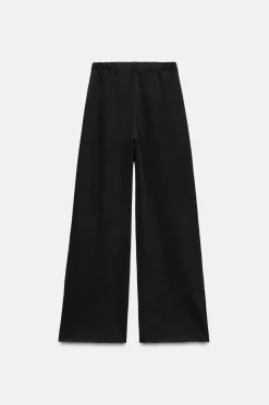 Fashion PANTALÓN JOGGER PALAZZO EFECTO LAVADO Mujer Pantalones|Sudaderas / Joggers