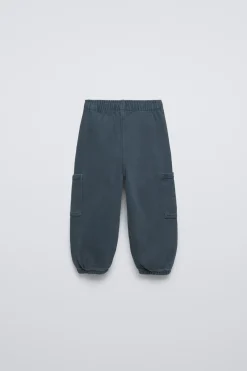 Niños ZARA 1½ - 6 Años·Pantalones / Leggings|6 - 18 Meses·Pantalones / Leggings<PANTALÓN JOGGER SARGA CARGO