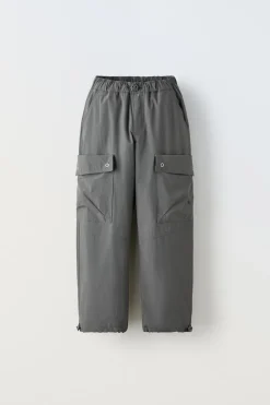 Niños ZARA 6 - 14 Años·Pantalones<PANTALÓN JOGGER TÉNICO BOLSILLOS