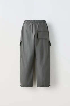 Niños ZARA 6 - 14 Años·Pantalones<PANTALÓN JOGGER TÉNICO BOLSILLOS