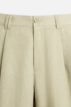 Clearance PANTALÓN LAVADO LYOCELL - LINO Hombre Pantalones