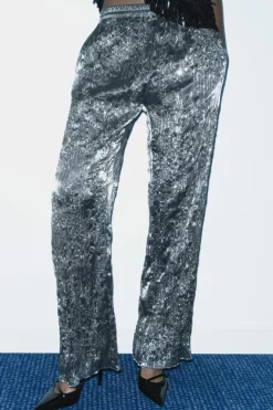 Sale PANTALÓN LENTEJUELAS ZW COLLECTION Mujer Pantalones
