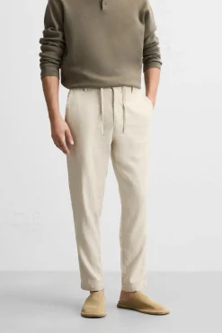 Clearance PANTALÓN LINO - ALGODÓN Hombre Pantalones