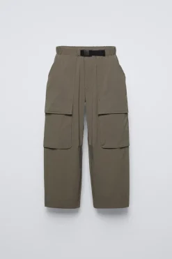 Niños ZARA 6 - 14 Años·Pantalones|6 - 14 Años·Deporte / Chándal<PANTALÓN NYLON FORRADO