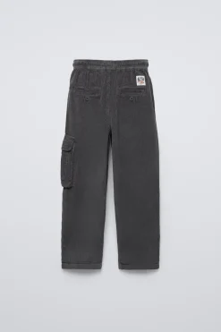 Niños ZARA 6 - 14 Años·Pantalones<PANTALÓN PANA CARGO