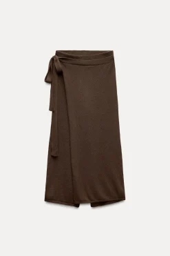 Best PANTALÓN PAREO PUNTO LISO Mujer Pantalones|Cárdigan / Jerséis