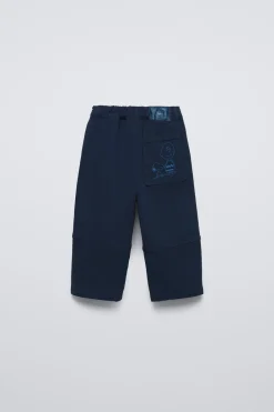 Niños ZARA 1½ - 6 Años·Pantalones|1½ - 6 Años·Pantalones / Leggings<PANTALÓN PESPUNTES SNOOPY PEANUTS™