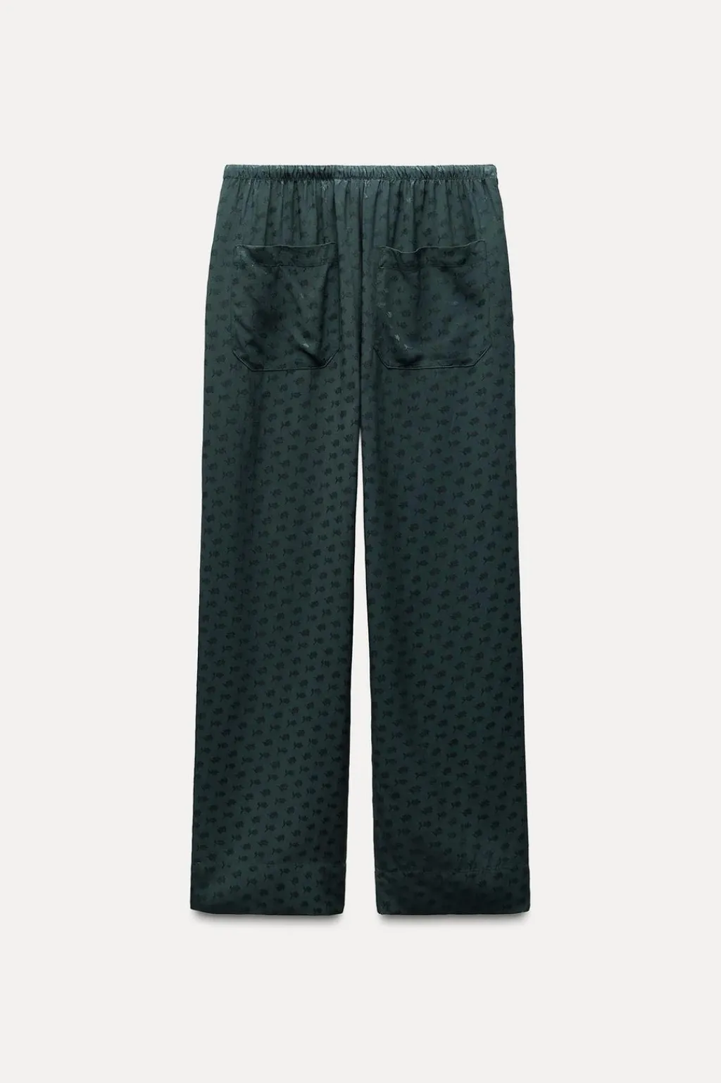 Sale PANTALÓN PIJAMERO JACQUARD ZW COLLECTION Mujer Pantalones