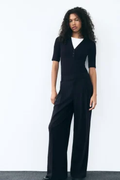 Sale PANTALÓN PINZAS Mujer Pantalones