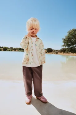 Niños ZARA 1½ - 6 Años·Pantalones|1½ - 6 Años·Pantalones / Leggings<PANTALÓN PINZAS PESPUNTES