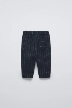 Niños ZARA 6 - 18 Meses·Pantalones / Leggings<PANTALÓN PINZAS RAYA